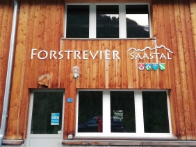 Sitz des Forstreviers Saastal